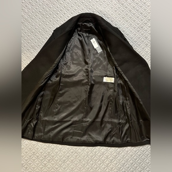 NWT Banana Republic Tie Waist Wrap Coat with Wood Hanger - Picture 8 of 13